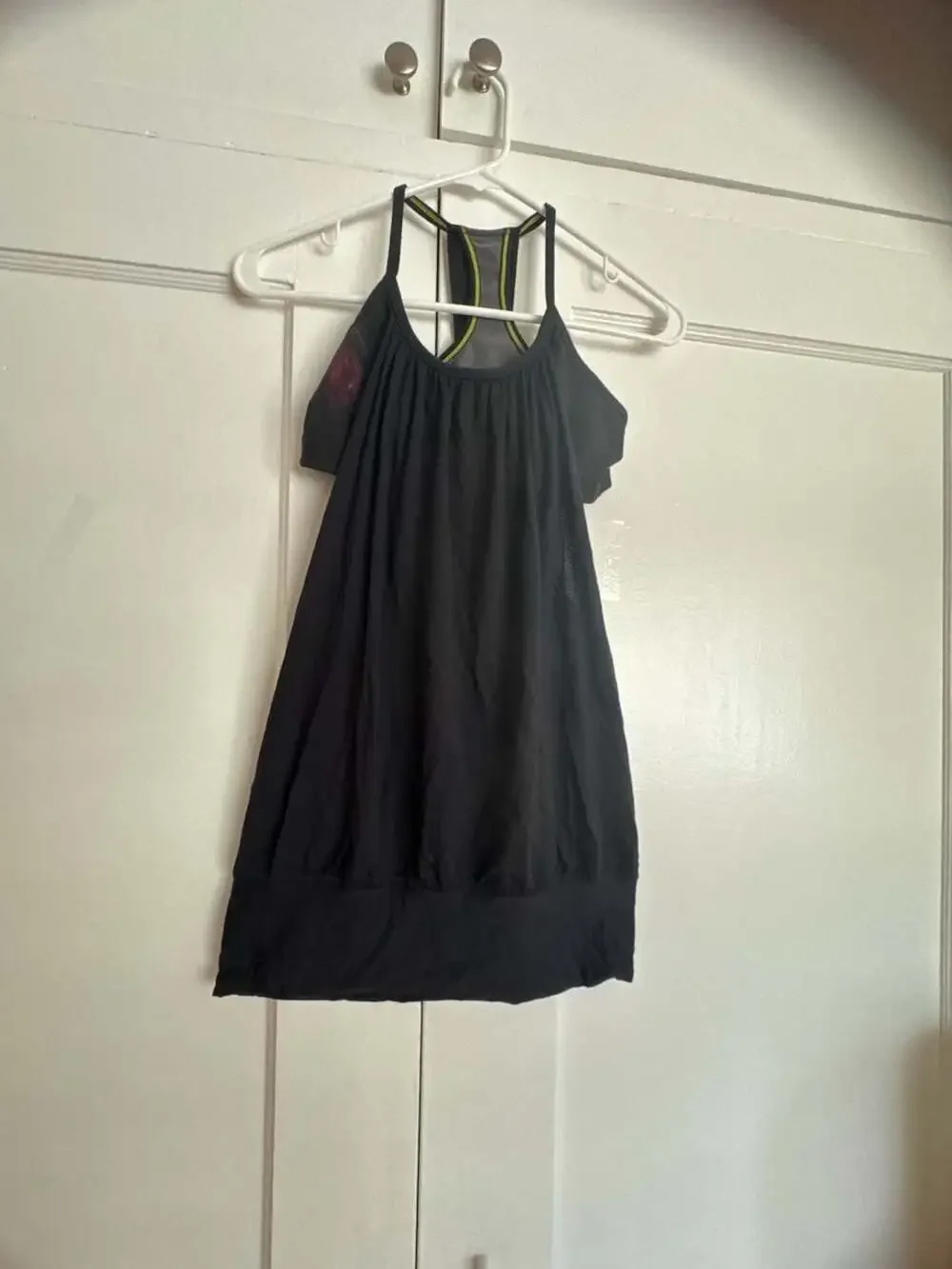 Lululemon No Limits Tank Top Built-In Sports Bra Black